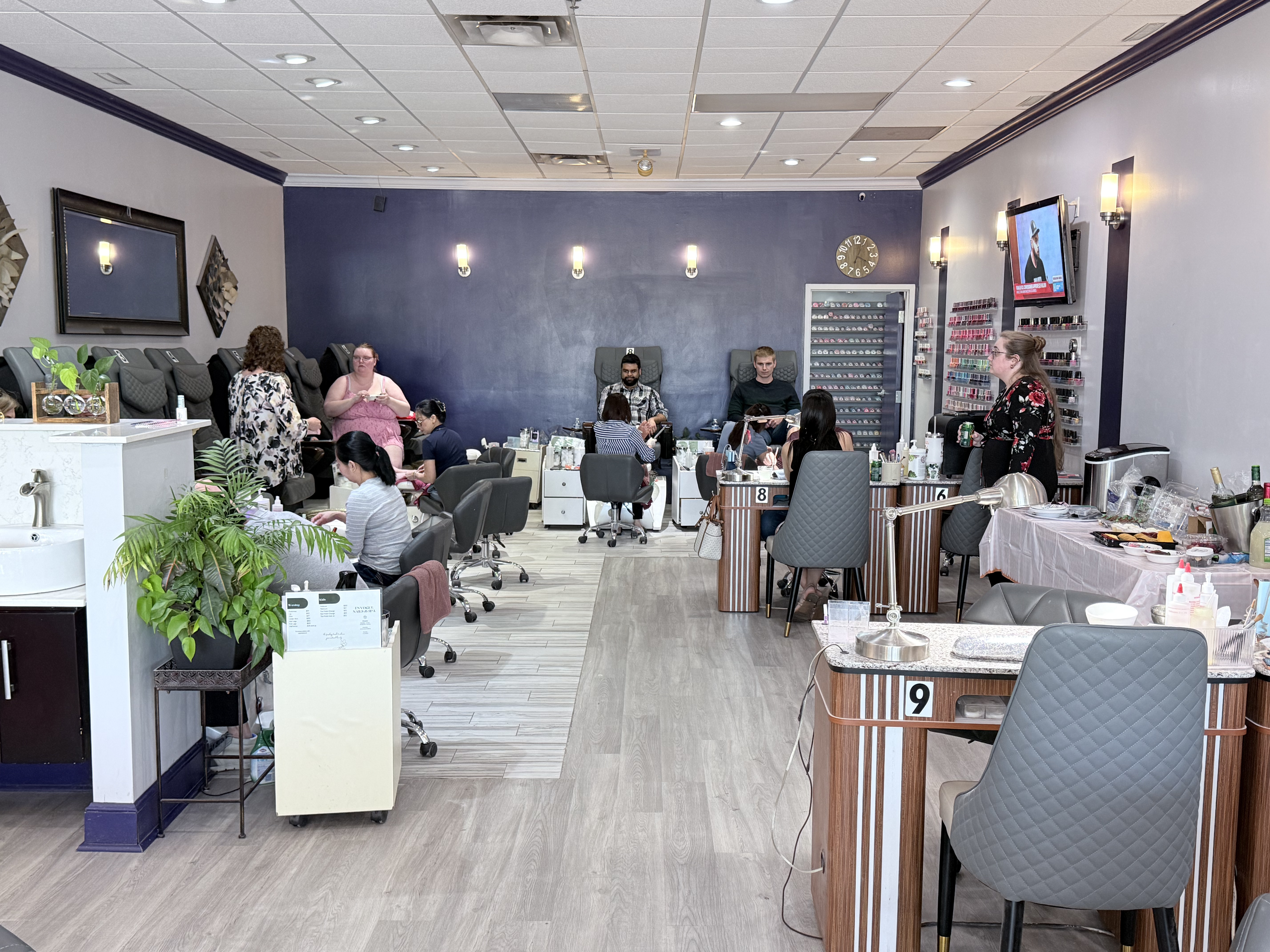 Luxury salon interior